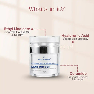 Ceramide Moisturiser with Hyaluronic Acid 50ML