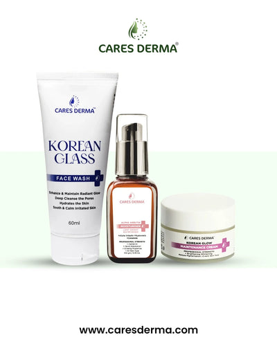 Cares Derma Korean Glass Skin Care Combo