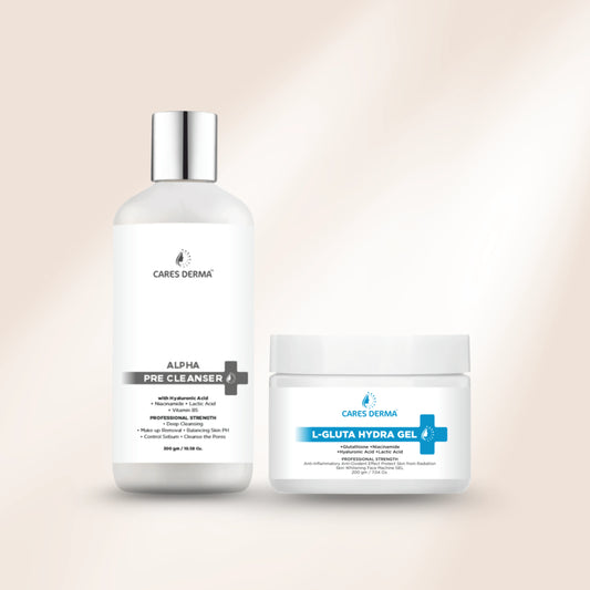 Alpha Pre Cleanser + L-gluta Hydra Gel