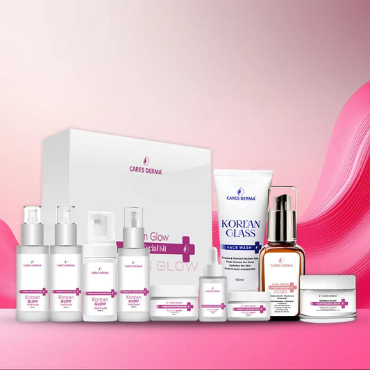 Korean Glow Medi-Facial kit + Korean Skin Care - Cares Derma