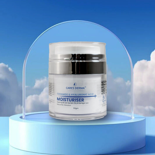 Ceramide Moisturiser with Hyaluronic Acid 50ML - Cares Derma