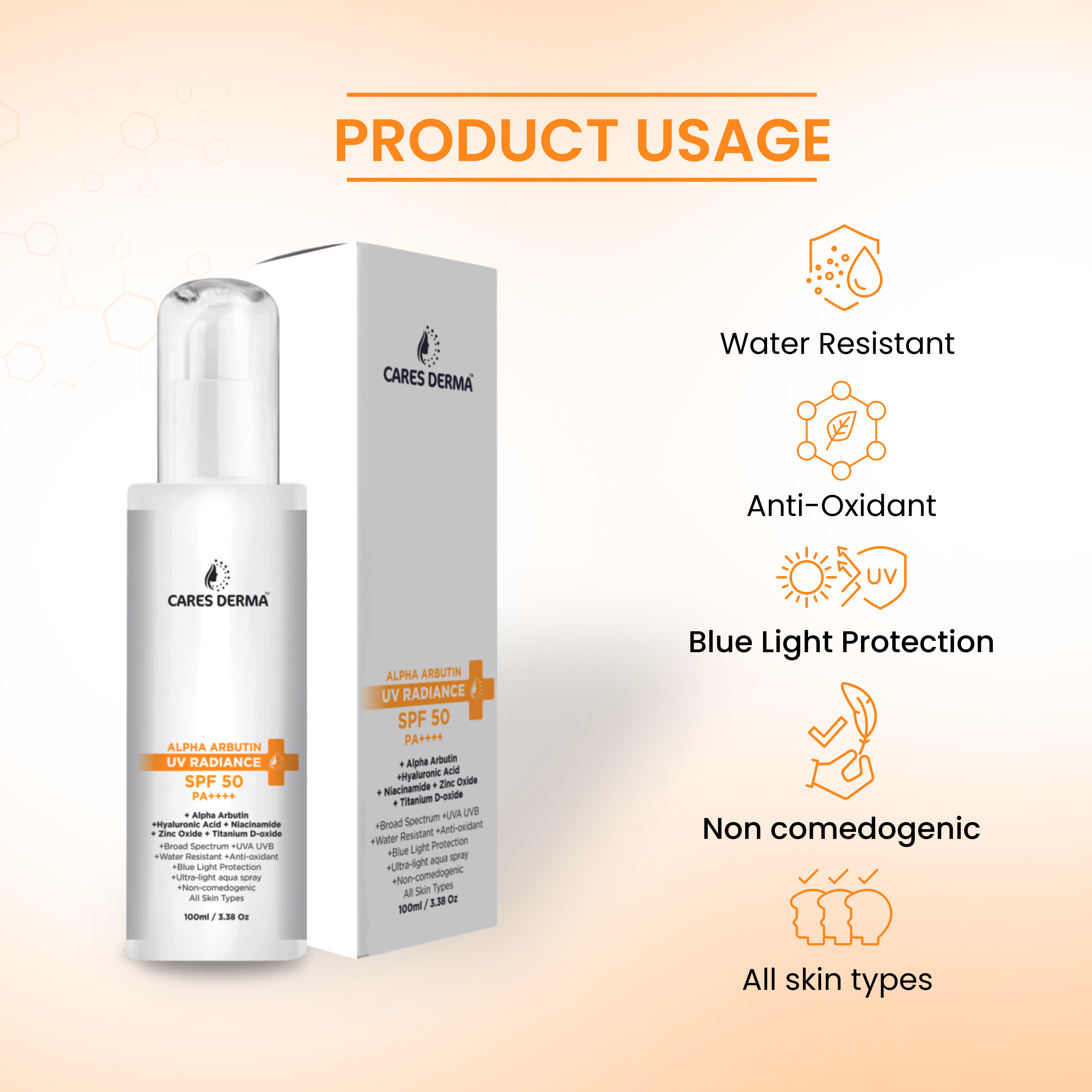 Alpha Arbutin UV Radiance SPF 50  Pa++++