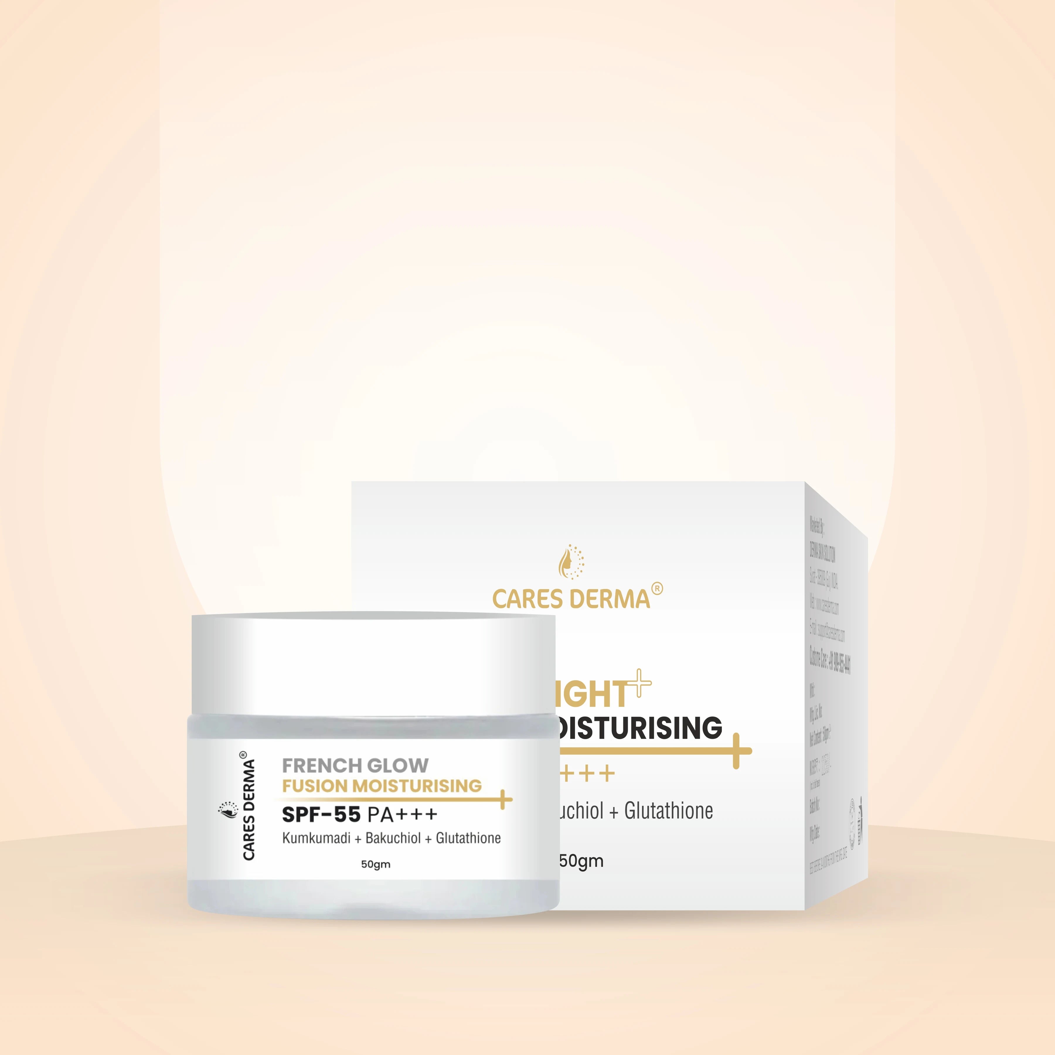 Cares Derma Fusion Moisturiser with SPF 55 PA ++++ - Cares Derma