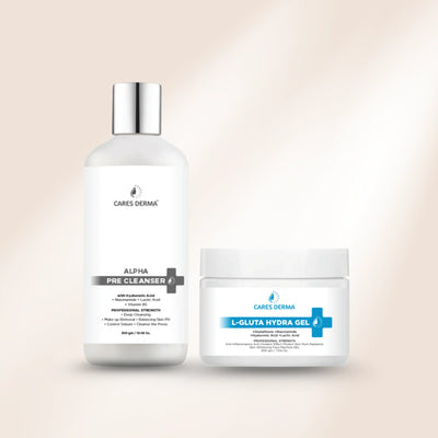 Alpha Pre Cleanser + L-gluta Hydra Gel