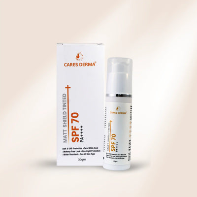 Cares Derma Matt Sheild Tinted SPF - 30GM